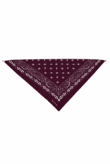 Vague Cashmere bandana- Bordeaux