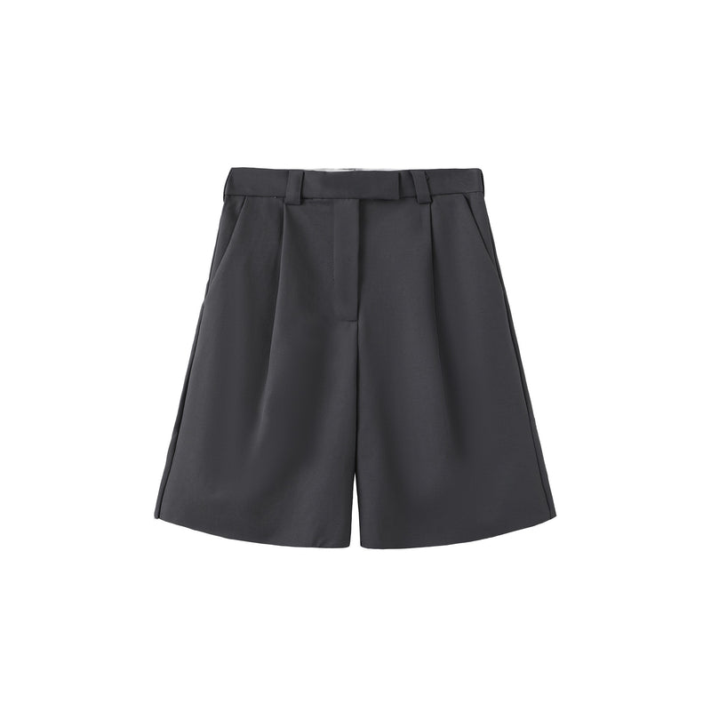 Vague bermuda tailored pants- Grey