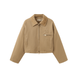 Vague cotton puffer jacket- Camel