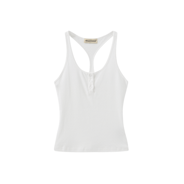 Vague et Chanson cotton pyjama tank top