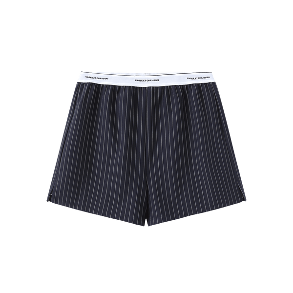 Vague et Chanson striped boxer- Navy