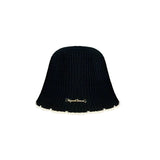 Vague straw bucket hat N02- black