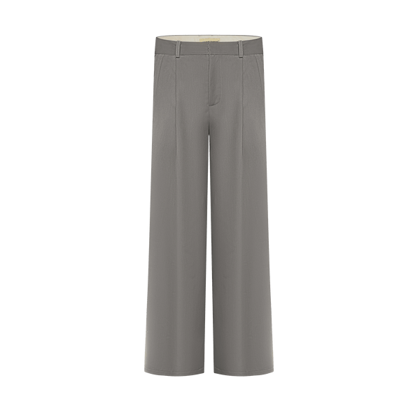 Vague classic tailored trousers- Grey – Vague et Chanson