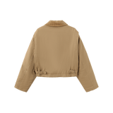 Vague cotton puffer jacket- Camel