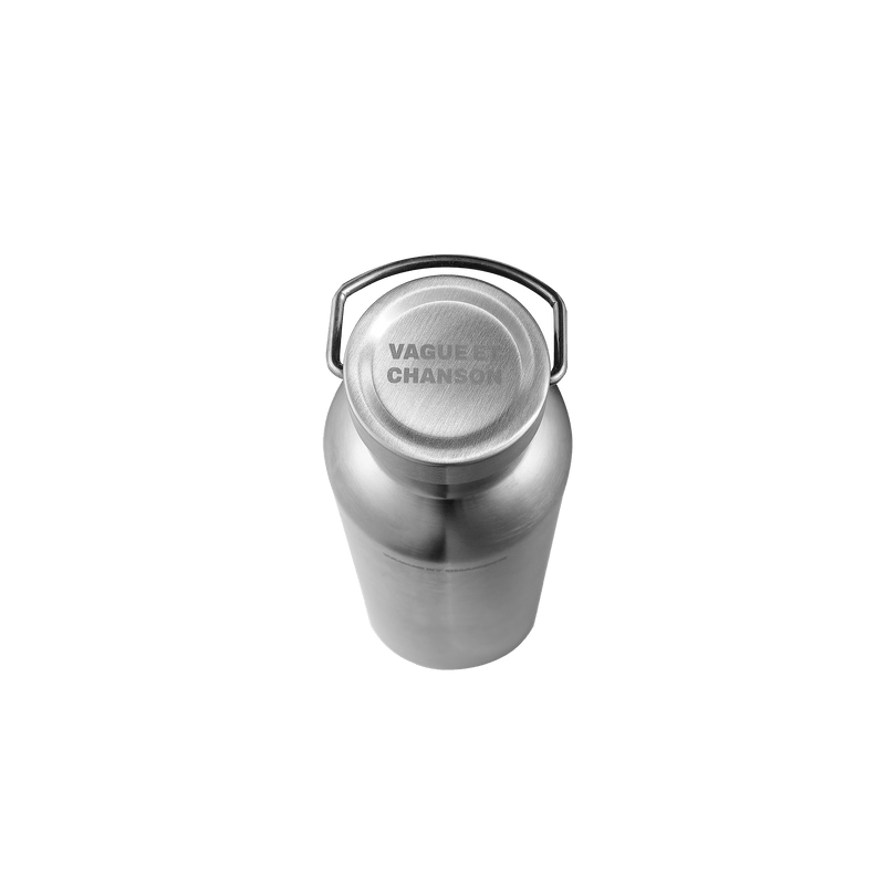 Vague steel thermal bottle