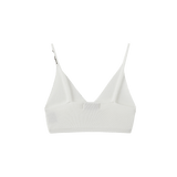 Vague knitted bra- White