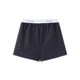 Vague et Chanson striped boxer- Navy