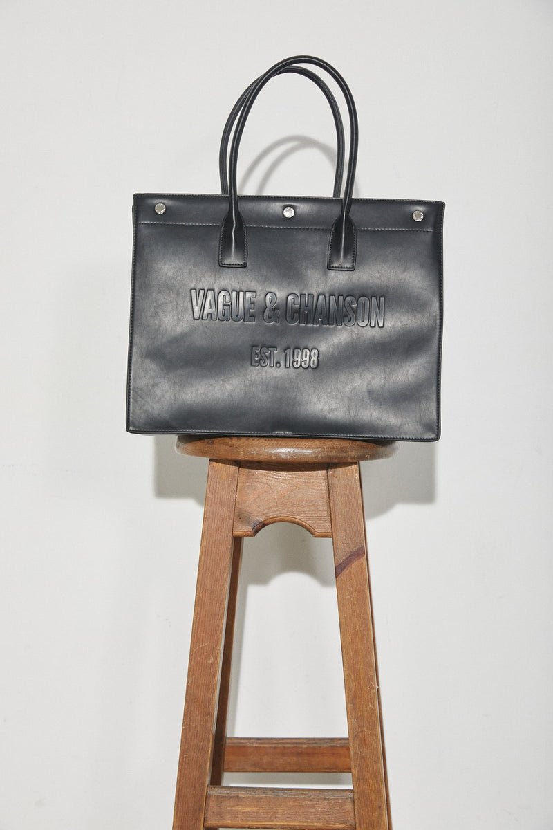 Vague et Chanson the tote bag- faux leather