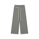 Vague soft striped trousers