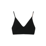 Vague knitted bra- Black