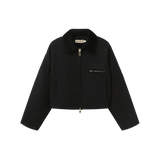 Vague cotton puffer jacket- Black