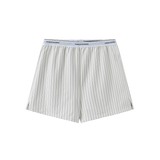 Vague et Chanson striped boxer- White