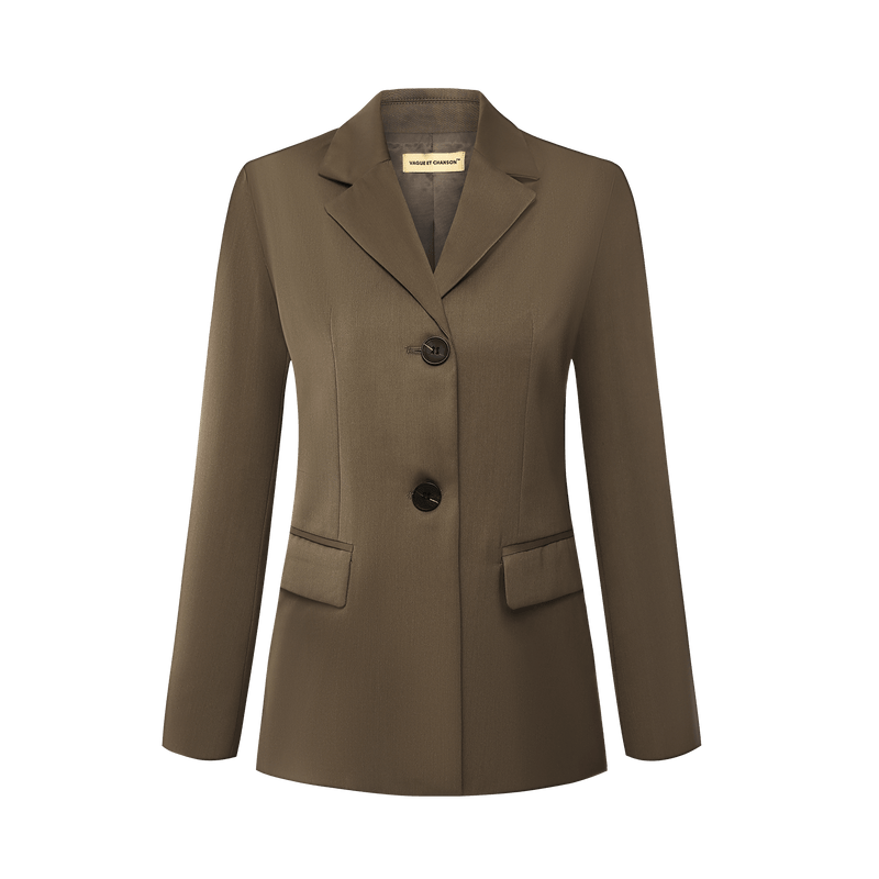 Vague classic blazer- Brown
