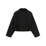 Vague cotton puffer jacket- Black