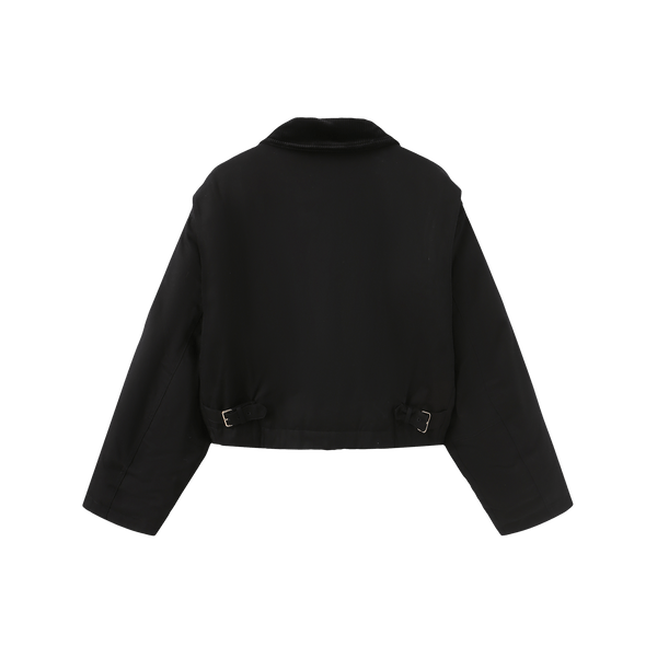 Vague cotton puffer jacket- Black