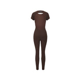 PRE ORDER- Vague et Chanson romper no.03- dark brown
