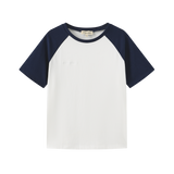 Vague Raglan Tee - Navy