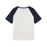 Vague Raglan Tee - Navy