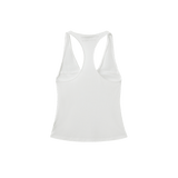 Vague soft sheer tank top- white