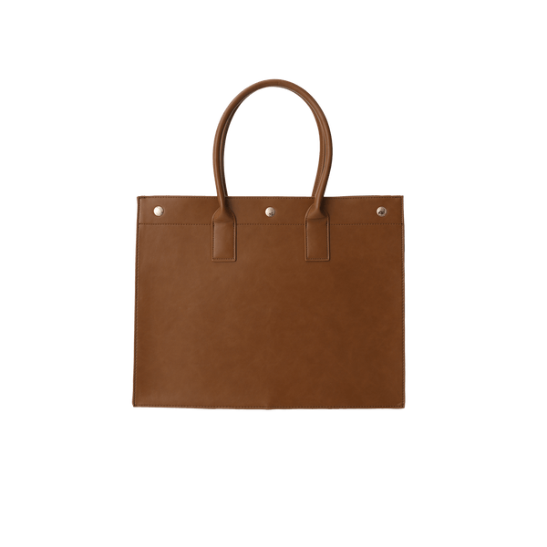 Vague et Chanson the tote bag- Brown