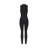 Vague et Chanson zipper romper no.04 - Black