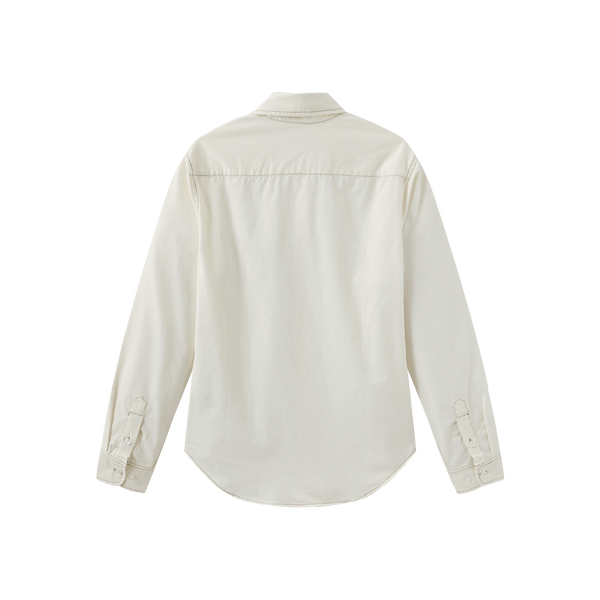 Vague denim button up shirt - Cream