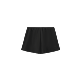 Vague satin shorts -  Black