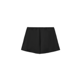 Vague satin shorts -  Black
