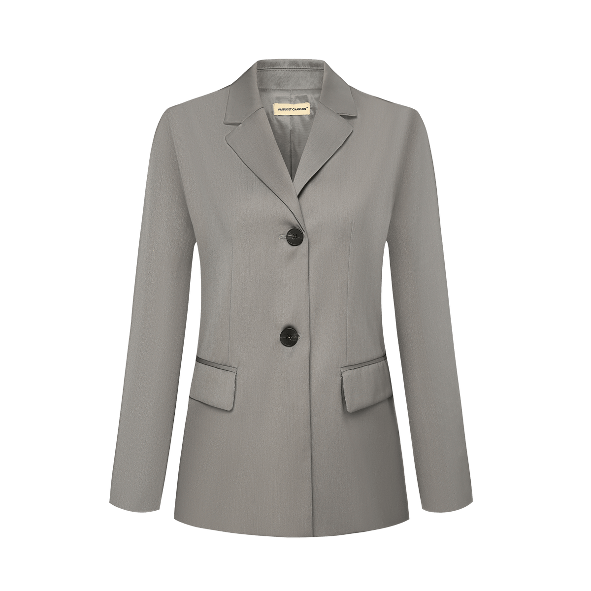 Vague classic tailored trousers- Grey – Vague et Chanson