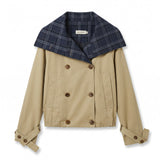 Vague short trench coat- camel