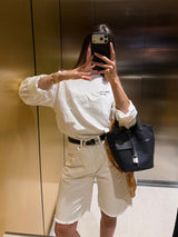 Vague jeans Bermuda No .09 - White