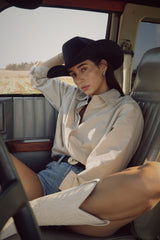 PRE ORDER - Vague luxe cowboy hat- Black