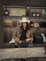 Vague luxe cowboy hat- cream