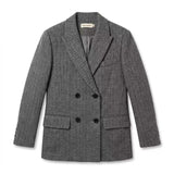 Vague wool blazer- Grey
