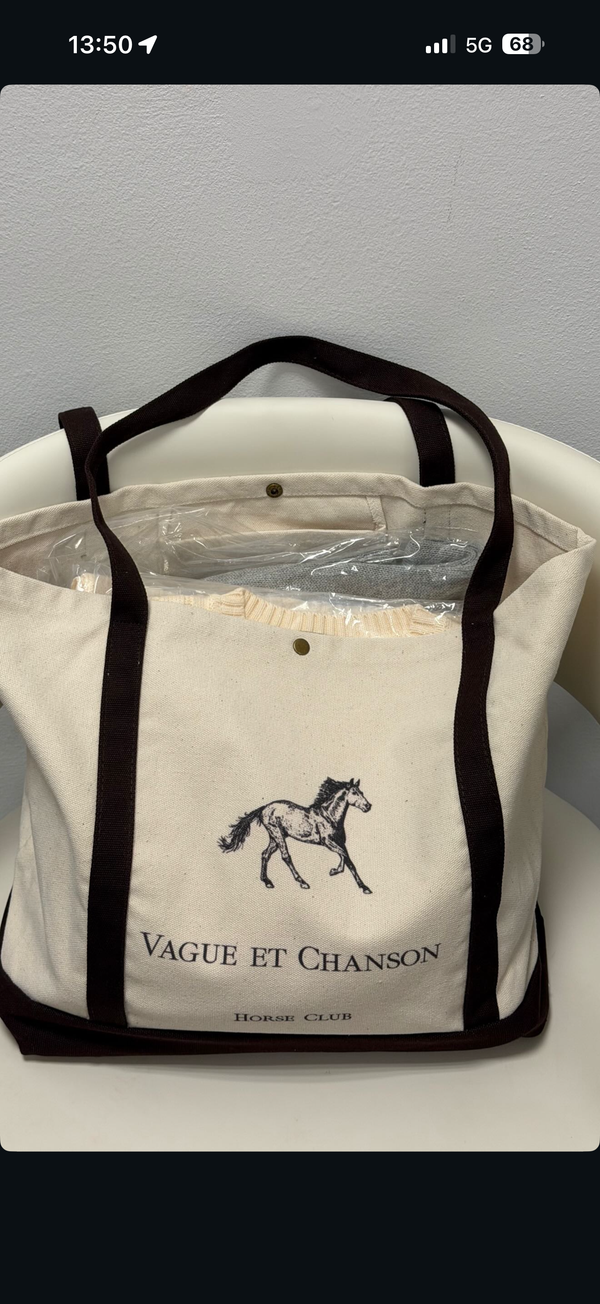 Vague horse club bag