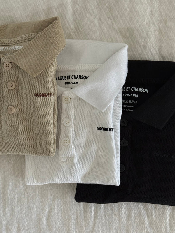 Vague polo baby - white