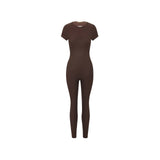PRE ORDER- Vague et Chanson romper no.03- dark brown
