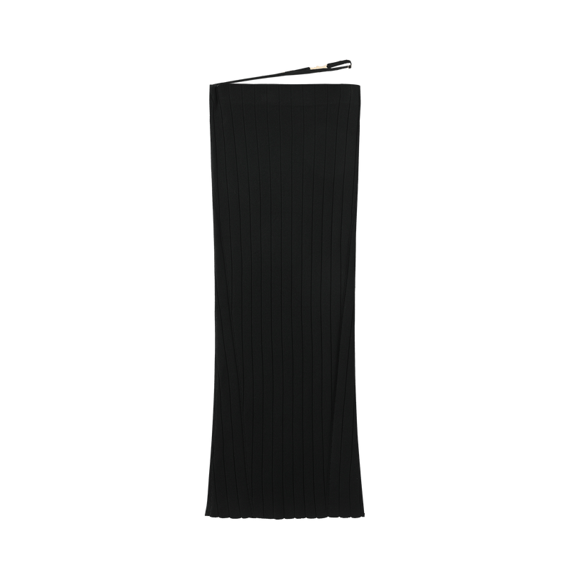 Vague knitted skirt- Black