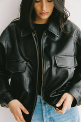 Vague luxe bomber jacket