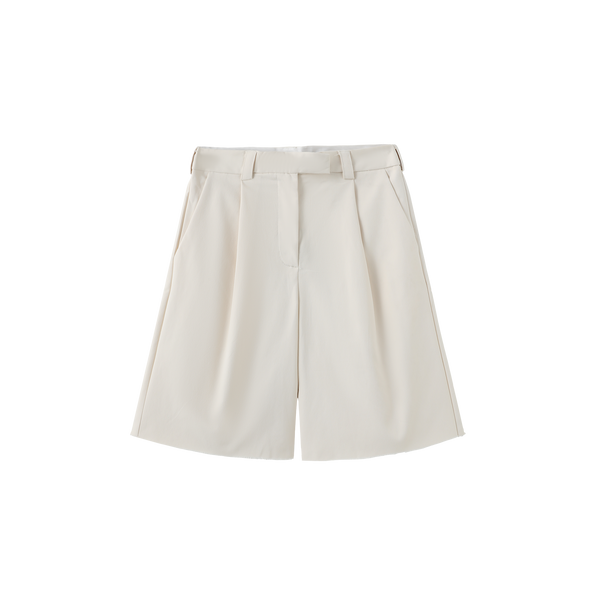 Vague bermuda tailored pants- Cream