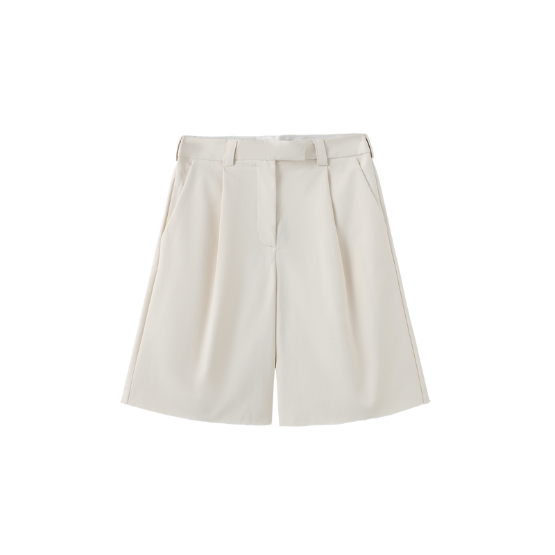 Vague bermuda tailored pants- Cream