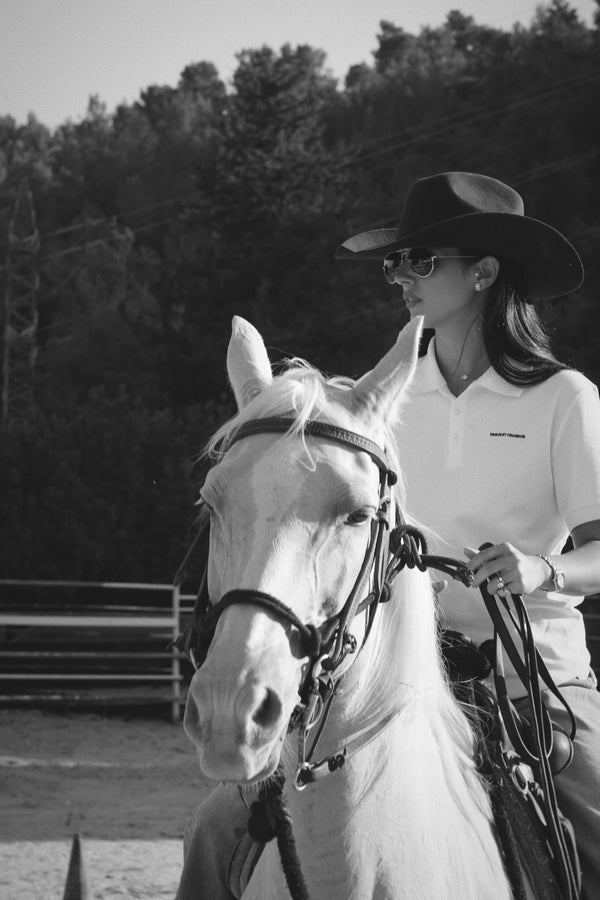 Vague polo shirt - WHITE