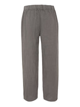 Vague linen trousers-DARK GREY