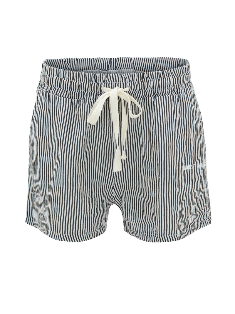 Vague linen shorts- Striped
