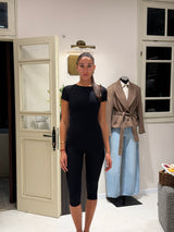 Vague et chanson romper no.03 Capri- black