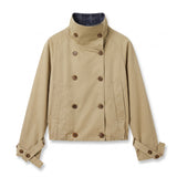 Vague short trench coat- camel