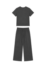 Vague Signature Cotton Set - grey