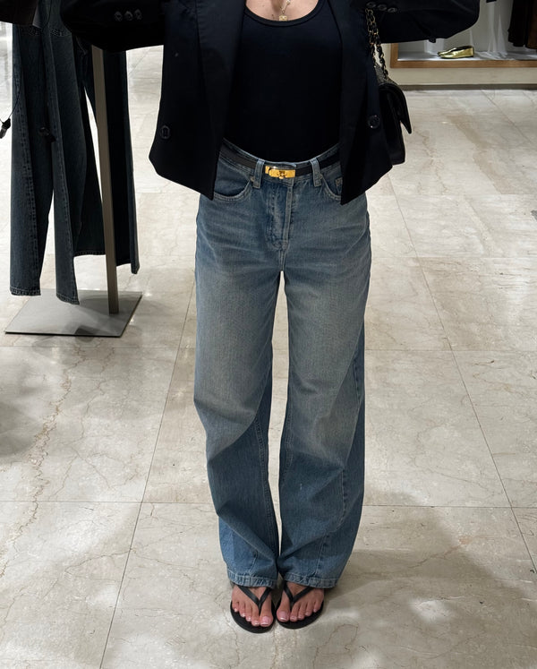 Vague jeans No.04 Slouchy denim - BLUE