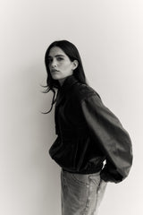 Vague luxe bomber jacket