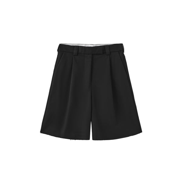 Vague bermuda tailored pants- Black